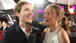 sam claflin • thg cast - with laura and just him