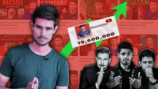 How @dhruvrathee  is BEATING Every YouTube Channel in His Niche! | Tube Master
