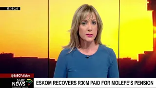 Eskom recovers R30 million paid to Brian Molefe's retirement fund