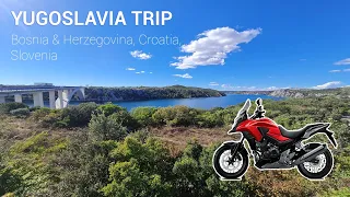 Revving it up in an abandoned military base || BiH & CRO & SLO || 1350 km || Honda CB 500x