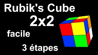Rubik's cube 2x2 méthode débutant