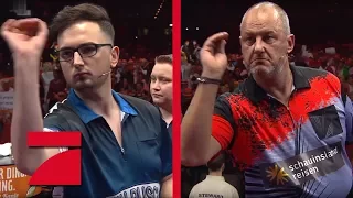 MarcelScorpion & Martin Schindler vs. Frank Rosin & Phil Taylor | Gruppenphase | Promi Darts WM