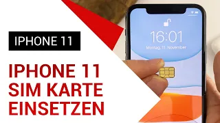 iPhone 11 SIM Karte einsetzen