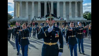 U.S. Army Drill Team (USADT) - 2022 Joint Service Drill Exhibition Solo Front Angle