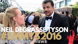 Neil deGrasse Tyson interviewed at the Creative Arts Emmy Awards Red Carpet Day 2 #Emmys #EmmysArts