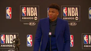 Giannis on MVP award: "I didn't expect myself to get emotional"