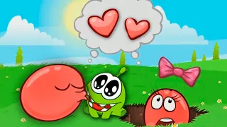 АМ НЯМ ШАРИК спасает ЛЮБИМУЮ КРАСНОГО ШАРИКА 4 ( Om Nom Ball & RED BALL 4 )