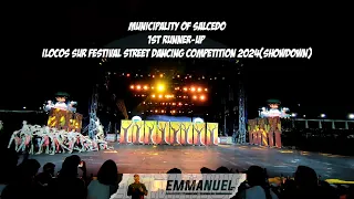 MUNICIPALITY OF SALCEDO | 1ST RUNNER-UP |  ILOCOS SUR FESTIVAL STREET DANCING 2024(SHOWDOWN)