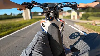 KTM EXC 350 SUPERMOTO TEST