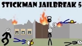 Stickman jailbreak 5 1 & 6 escape the person by (Ber Ber) || Stickman Funny in jailbreak || Stickman