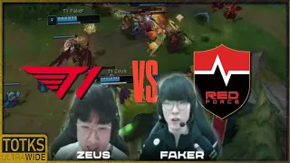 FAKER'S 600th GAME & T1 Zeus BIG Debut! - T1 vs NS Highlights - LCK Spring Week 4