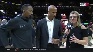 Richard Jefferson, LeBron James crashes post-match interview with JR Smith