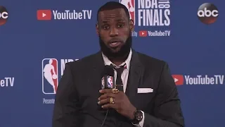 LeBron James Postgame Interview - Game 1 | Cavaliers vs Warriors | May 31, 2018 | 2018 NBA Finals