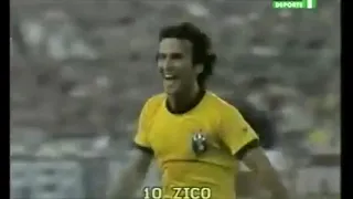 Zico best free kick 1982