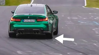 2021 BMW M3 M4 Powerslides on Nurburgring!