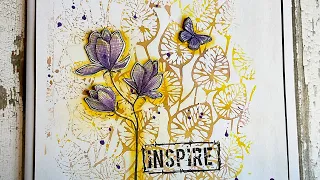 Inspire And Create with the new Lilium stamp # LaviniaStamps