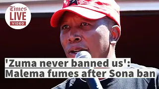 'Zuma never banned us from parliament': EFF's Julius Malema on Sona 2024 ban #Sona2024