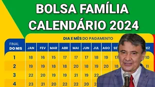 SAIU CALENDÁRIO COMPLETO BOLSA FAMÍLIA 2024! CALENDÁRIO DE JANEIRO 2024 BOLSA FAMÍLIA