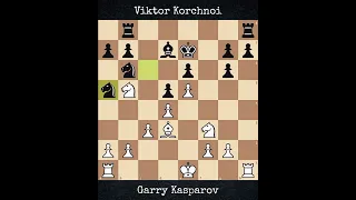 Kasparov's Brilliancy | Kasparov vs Korchnoi (2001)