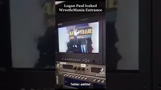 Leaked Logan Paul WrestleMania Entrance! #prowrestling #wwe #loganpaul #wrestlemania #shorts