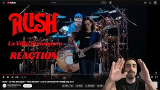 Techno Drummer Reacts to RUSH Playing La Villa Strangiato on the Time Machine Tour Live in Cleveland