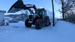 1984 - Massey ferguson 675 - Dalen 278 Snowblower - Beiarn - Northern Norway