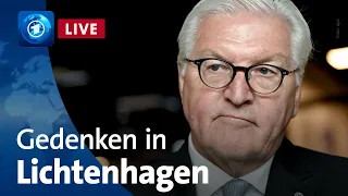 Steinmeier in Rostock: Gedenken an Ausschreitungen in Lichtenhagen