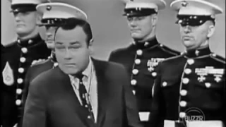 US Marines drill to commands of Jonathan Winters and four other civilians