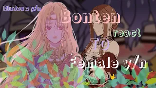 Bonten react to Female y/n °•part 4•° [Tokyo Revengers]°Rindou x y/n•√•√•××