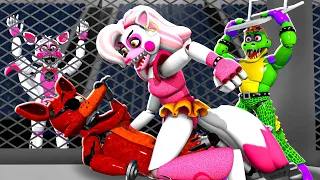 Foxy and Mangle GO ON A DATE IN GANGBEASTS