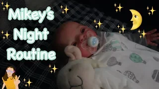 Reborn Baby Mikey's Night Routine | Kelli Maple