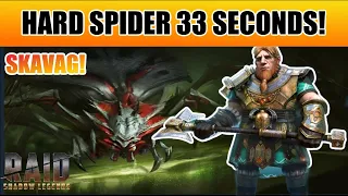 SPIDER HARD 10 WITH GNUT! FREE TO PLAY TEAM! Raid: Shadow Legends