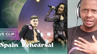 SPAIN EUROVISION 2022: Chanel - SloMo - Exclusive Rehearsal Clip REACTION