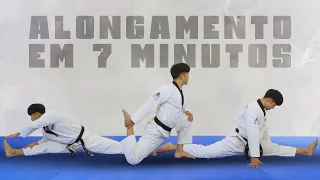 Aula de Taekwondo 1 - Alongamento com o Mestre Lim