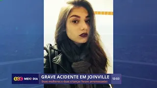 Grave acidente deixa uma pessoa morta em Joinville | Trânsito | SCC Meio-Dia