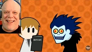 REACTION VIDEO "Death Note But Really Really Fast" - Excellent Summary!