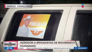 Agreden a balazos a brigadistas de Movimiento Ciudadano en Tamaulipas | Noticias con Francisco Zea