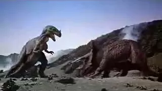 Ceratosaurus vs Triceratops from 1 Million Years BC.flv