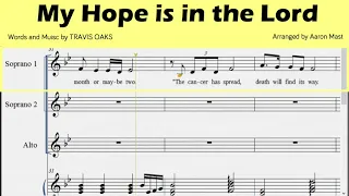 My Hope is in the Lord (Soprano 1)