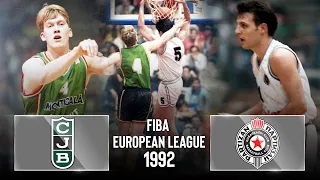 Joventut Badalona v Partizan Belgrade - FIBA European League - Final 1992