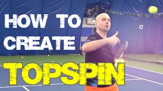 Hit a Better Topspin using this AWESOME TRICK