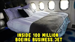 Inside 100 Million Boeing Business Jet! (Royal Jet)