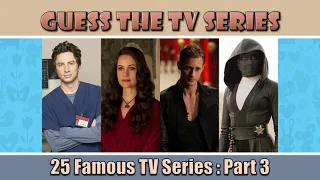 Guess the Series | Popular TV Series: Part 3
