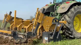 PRÉPARATION DES SOLS JOHN DEERE 6195R + ALPEGO CRAKER 3M 🌽🌽