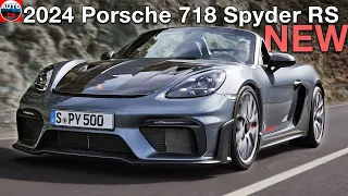 All NEW 2024 Porsche 718 Spyder RS - FIRST LOOK exterior & interior