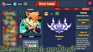 Realm Defense Connie Awaken To Rank 6 ( platinum ) - Worth awaken or not?!