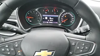 2019 Chevrolet Equinox Driver information center and steering wheel controls