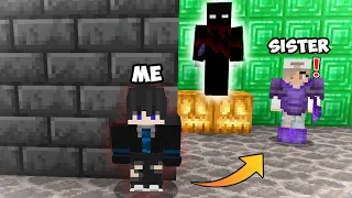 I Became Most Deadliest COP In My Sister's Illegal SMP || Sister Trolling #1