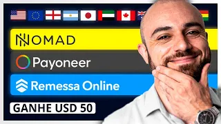 💵MELHOR Forma de Receber DINHEIRO do EXTERIOR | Nomad, Payoneer ou Remessa Online?