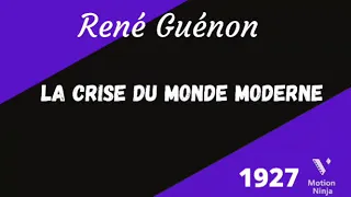 Livre audio -0- Avant-propos - La crise du monde moderne - René Guénon